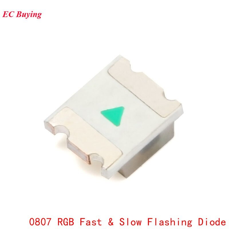 50pcs 0807 0805 SMD RGB Flashing LED Diode Fast Slow Flashing
