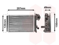 VAN Wezel WäRmetauscher Innenraumheizung FüR VW Transporter III Bus Polo Coupe