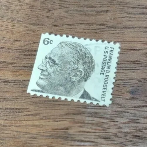 Vintage 6 Cent Franklin D. Roosevelt Postage Stamp - Image 2 of 4