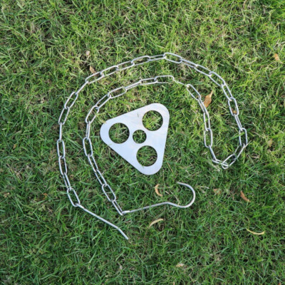 Outdoor Camping Tripod Portable Cooking Campfire Pot Holder Hook Picnic Durable