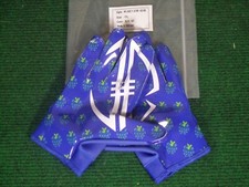 New Adidas Adizero 11 PE Jalen Ramsey LA Rams Football Gloves Blue White 2XL