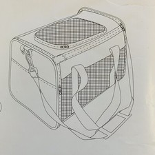 WDM Pet Dog Cat Carrier Soft Sided Comfort Bag Travel Tote Case Airline Approved