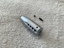 Crosman 2300 Vented Muzzle Brake Assembly 2.5" (Silver)