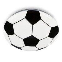 Briloner Led Deckenleuchte Fussball Weiß-Schwarz 1Xled/12W