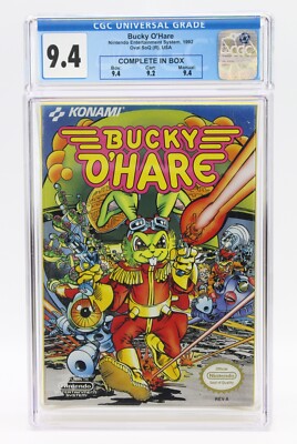 Bucky O'Hare (Nintendo, NES 1992) Not WATA - CGC 9.4 CIB