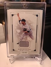 Mariano Rivera 2016 National Treasures Game Used Jersey #/49