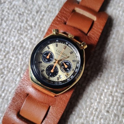 Citizen BULLHEAD Tsuno Chrono Once Upon A Time Hollywood Red Monkey Designs