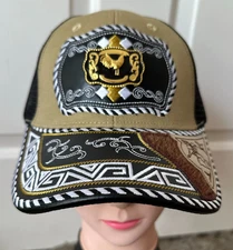 Charro Cachucha Trucker Hat – Mustard Mesh Rodeo Cap