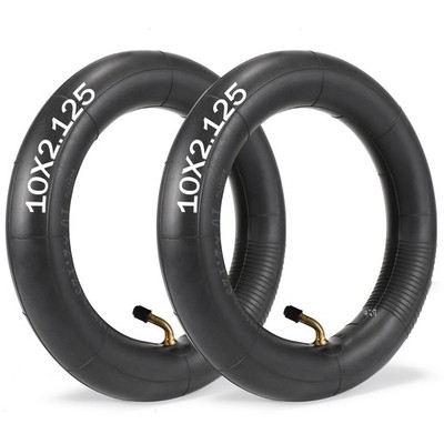 10x2.125 Inner Tubes,2 Pack 10x2 Replacement Inner Tube with 45° Valve for Se...