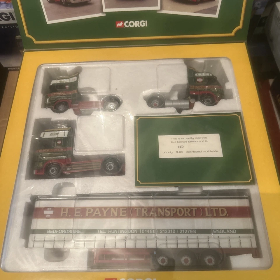 TRANSPORTE CORGI 1:50 H E PAYNE. CC99147.+ certificado en blanco preproducción.muy raro. - Imagen 2 de 4
