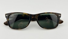 Ray-Ban NEW WAYFARER RB2132 902 Tortoise Sunglasses Green G15 Lens Italy 52mm