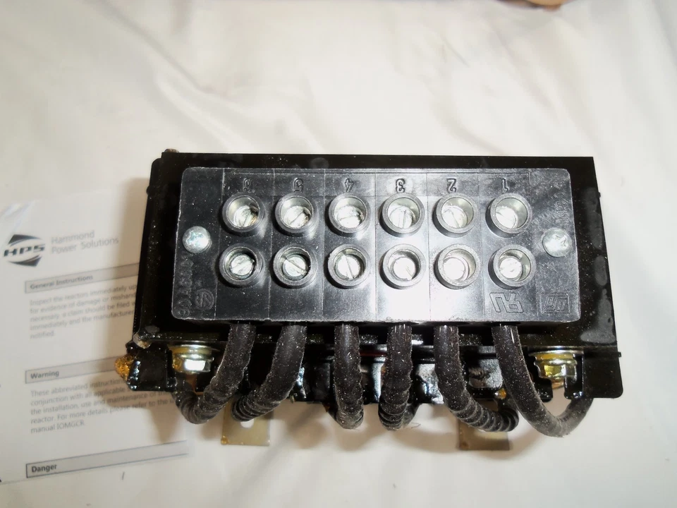 NEW HAMMOND CRX0040AC LINE REACTOR 0.55mh amps40 hz;50/60 CORE AND COIL #57 - Изображение 2 из 4