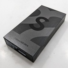 New Samsung Galaxy S22 Ultra 5G 128GB SM-S908U Unlocked Smartphone Black/White