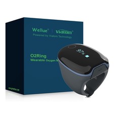 Wellue O2Ring -Pulse Oximeter Continuous Tracking SpO2  Pulse Rate Rechargeable