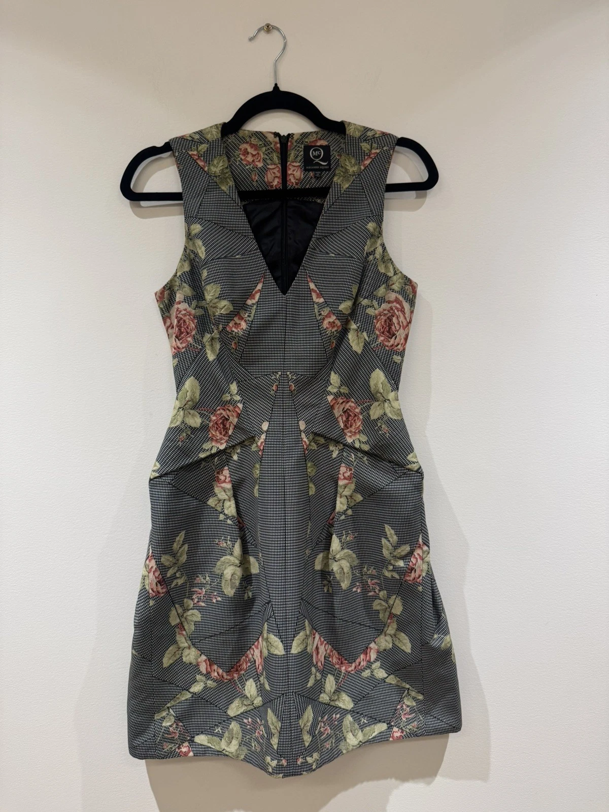 Alexander McQueen — McQ Alexander McQueen AW13 Floral Mini Dress – IT36