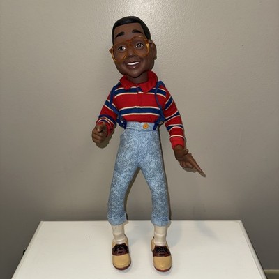 Vintage 1991 Family Matters Steve Urkel Hasbro Pull-String 17 Toy scratchy voice