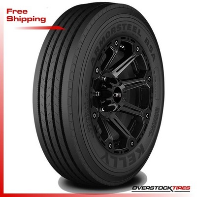 1 NEW 225/70R19.5 Kelly Armorsteel RSA 128/126L (Retread) Tire 225 70 R19.5
