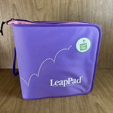 Leap Frog LeapPad Learning System Zip Up Carrying Case Only Binder Pink Purple
