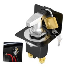 500A Battery Disconnect Switch 12V 36V Heavy Duty with Lockout Plate, Battery
