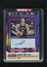 2023 Panini Recon True Potential Signatures Purple 6/49 Jalen Wilson Auto 0rd2
