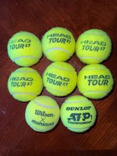 MAINLY HEAD TOUR  & 3/2 OTHER TENNIS BALLS X 8 🎾 CONDITION AS SEEN ON THE PHOTO