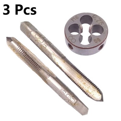 Stabiler Gewindebohrer- und Schneideisensatz M6 x 0 75 mm rechts für verschiede