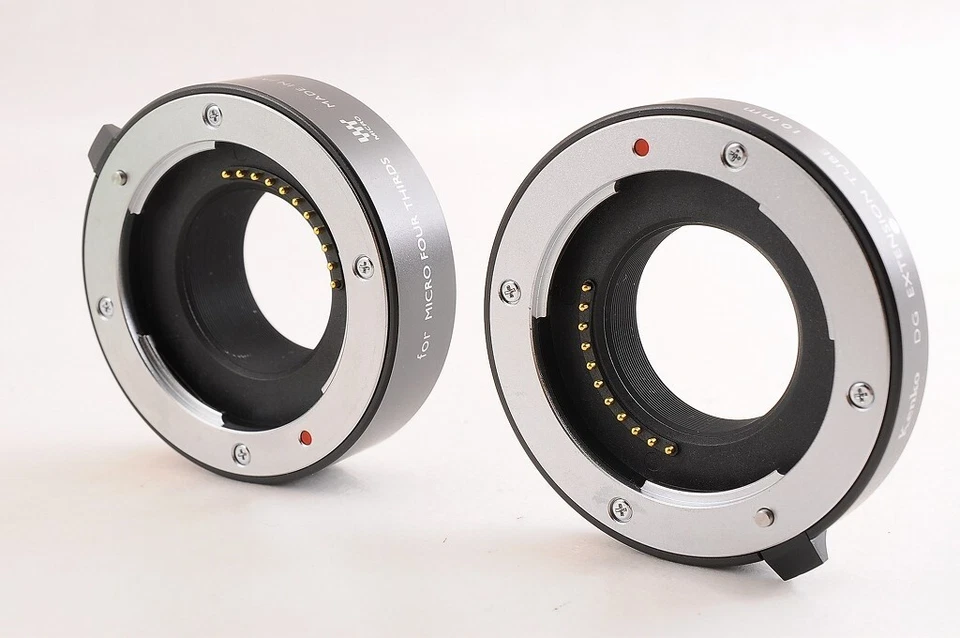 Kenko DG Extension Tube Set 10mm 16mm Micro Four Thirds MFT Mount TOP MINT Japan - Image 3 of 4