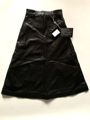 Pedro Del Hierro Damen Lammleder Rock Neu Mit Etikett