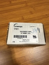 BRAND NEW Invensys VT3221 3-Way 1/2" NPT 1.5Cv Zone Valve Body