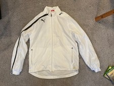 Puma Men Team-Cup Training Jacket White Wind-shield Top Casual Jackets
