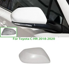 For Toyota C-HR 2018-2020 Pearl White RH Rearview Door Mirror Shell Cover Cap 1X