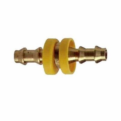 1 PC Parker 38282-6-6B Brass Push-Lok Hose Splicer - 3/8 Inch