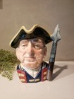 MINT Royal Doulton Toby Jug. Character Jugs From Williamsburg "Guardsman"