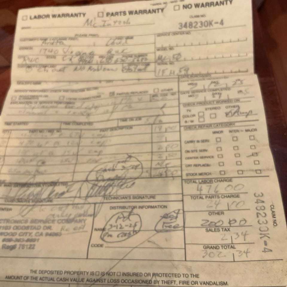 Amplificador de potência McIntosh MC50. ESTADO PERFEITO - Imagem 4 de 4