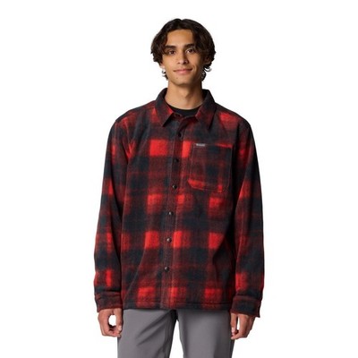 Columbia Steens Mountain Shirt Jacket II Sail Red Omblur Men's Medium AM1854-698