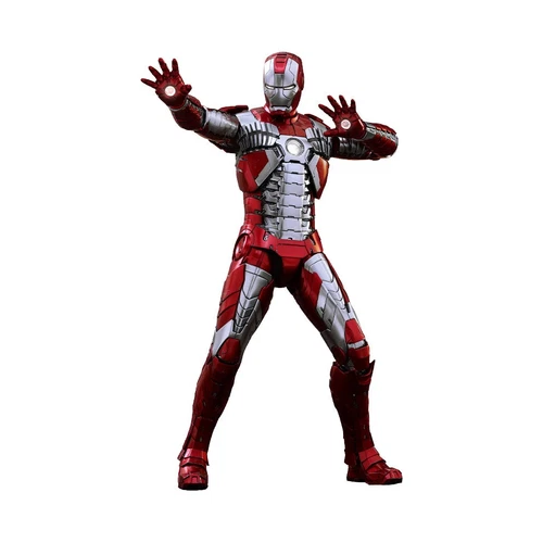 Figura de acción Hot Toys Iron Man 2: Mark V Edición Coleccionista MMS145