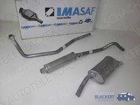 Imasaf Auspuffanlage Komplett für Opel Corsa A 1.0 + 1.2 1990-1992| Rohr+Msd+Esd