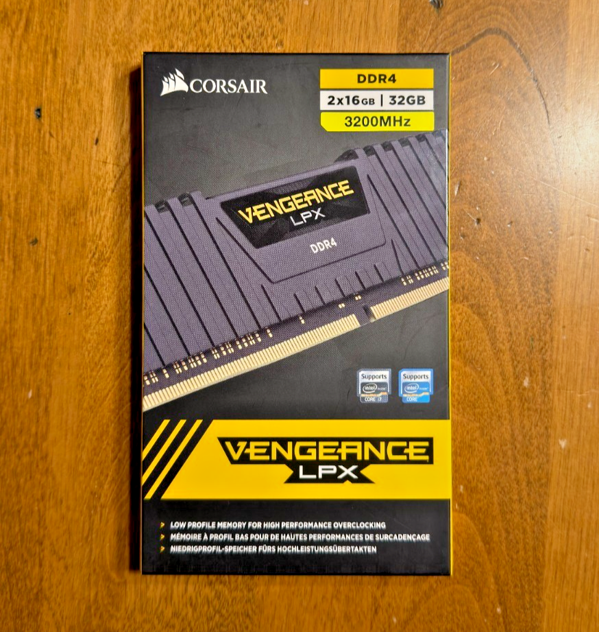 Corsair Vengeance LPX 32GB PC4-25600 DDR4-3200 Memory