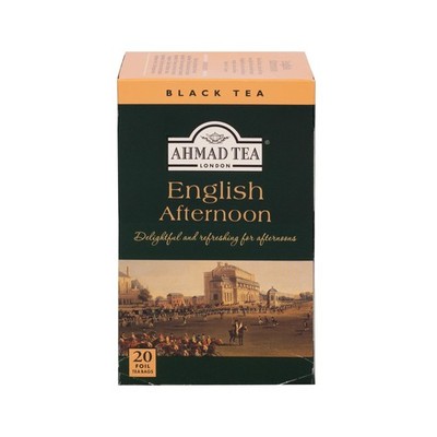 Black Tea, English Afternoon Teabags, 20 ct Pack of 1 - Caffeinated and Sugar...