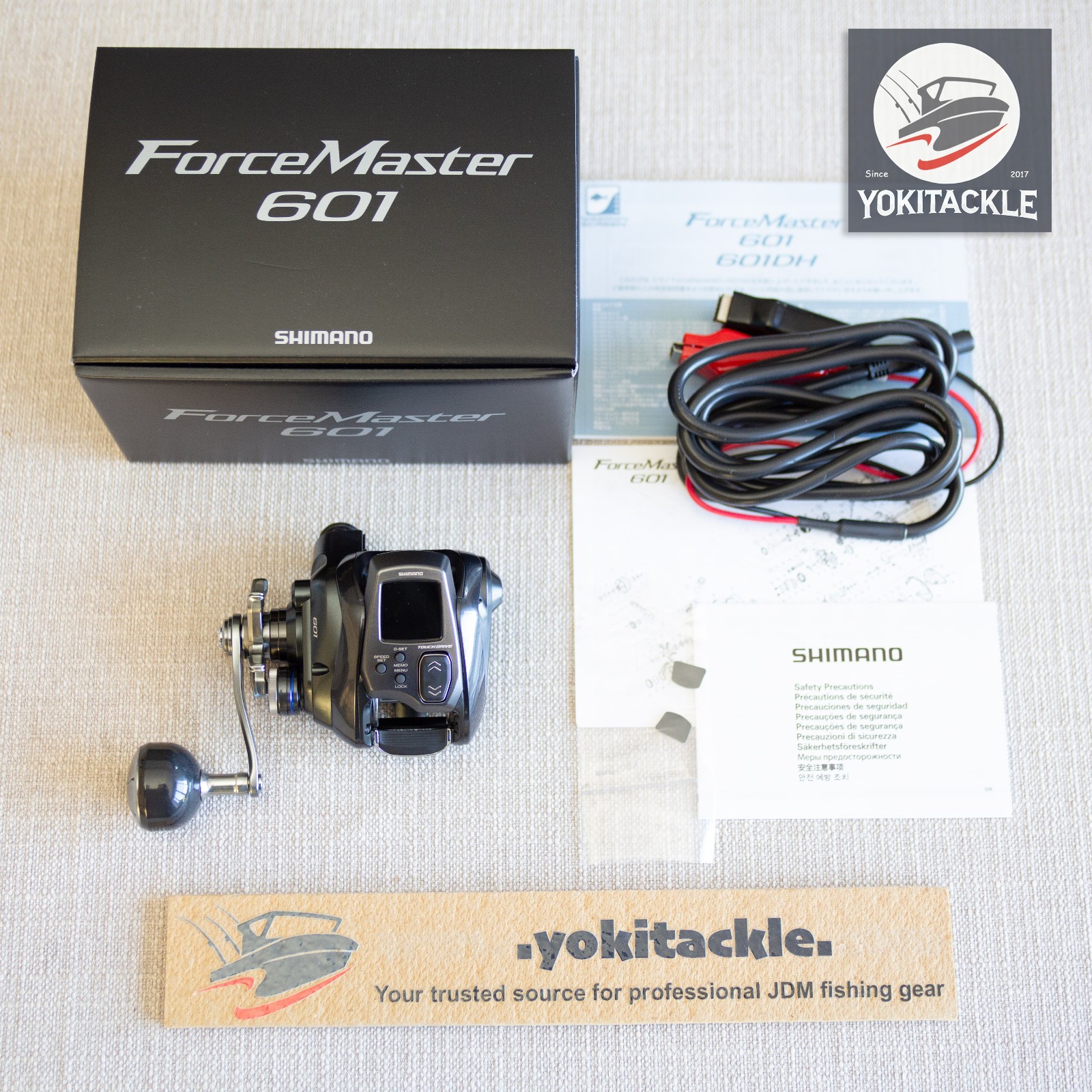 Shimano 23 Force Master 601 Electric Reel Left Hand Color Display