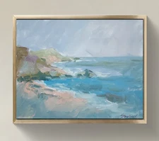 Original Impressionist Painting on 11 in x14 in Canvas - Signed by the Artist