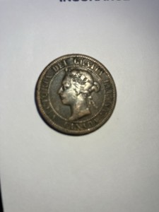 1901 Queen Victoria Canadian 1 Cent