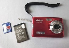 Vivitar ViviCam X029 10.1MP Digital Camera - Red 4.0GB Sim Battery Needs Replace