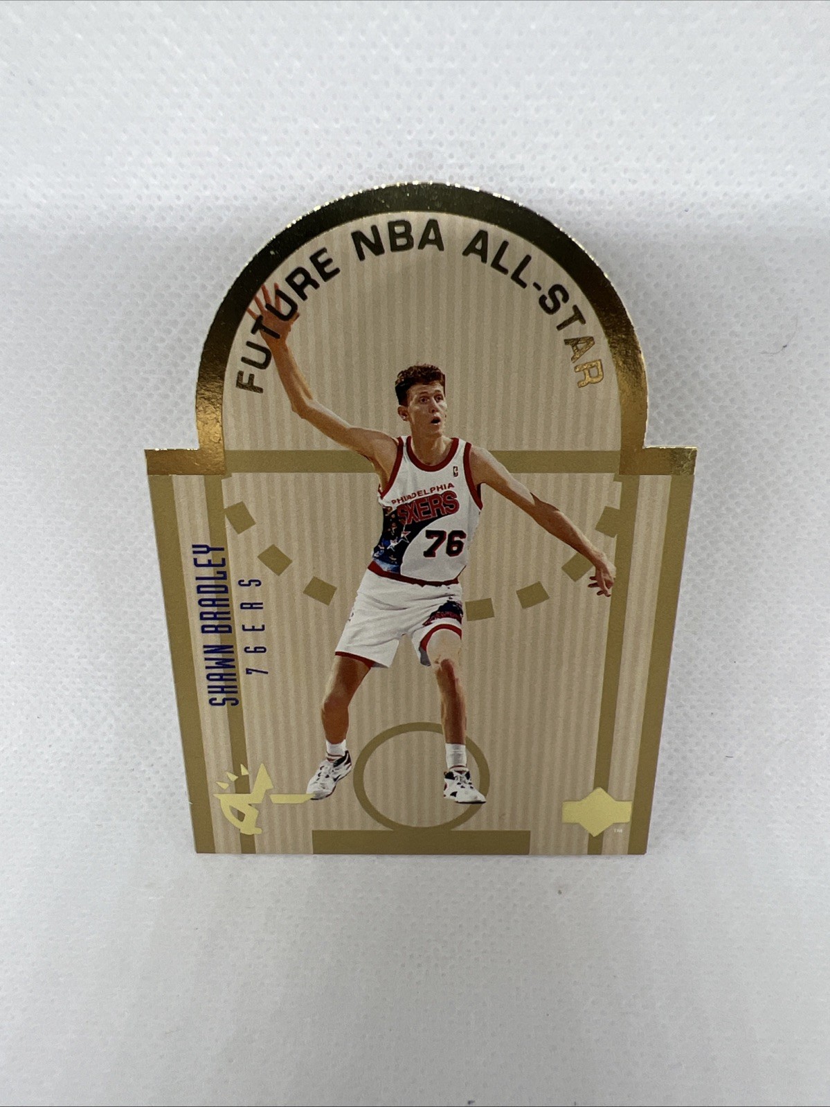 1993-94 Upper Deck SE Future NBA All-Star Die-Cut Shawn Bradley 76ers E14