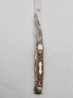 Vtg Colonial USA 2 Blade Pocket Knife Faux Stag Jigged Bone Serpentine Jack Old — photo 6