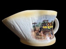 Vintage James Kent Longton Old Foley Creamer Steam Coach Gurney 1827 RARE