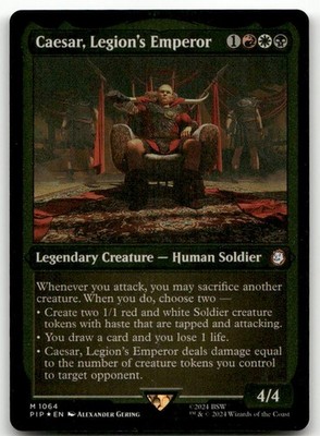 Caesar, Legion's Emperor (Display Commander) - Thick Stock (Foil) NM Fallout