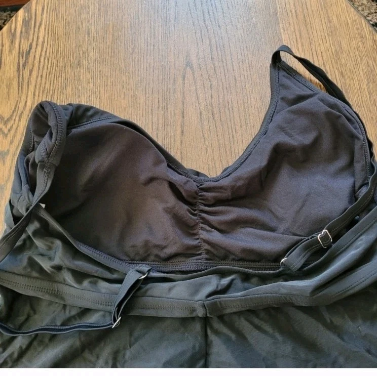 Traje de baño Joe Boxer negro de una pieza talla para mujer 3X NUEVO con etiquetas Foto 4 de 4