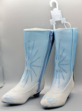 NEW Disney Store Frozen II Elsa Boots Costume Shoes Girls Size 7/8 NWT Blemish