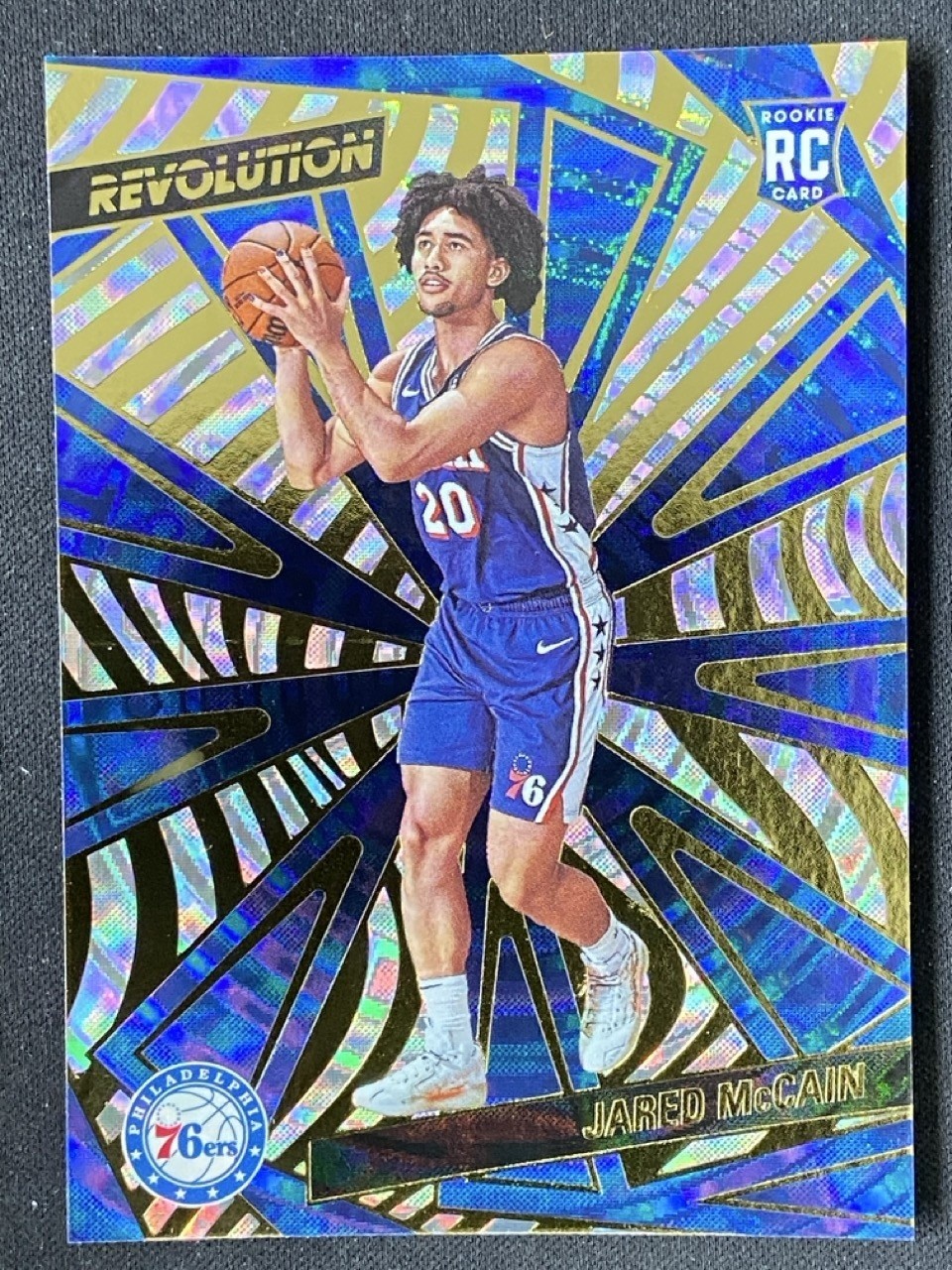 Jared Mccain 2024-25 Panini Revolution Rookie Fractal RC #124